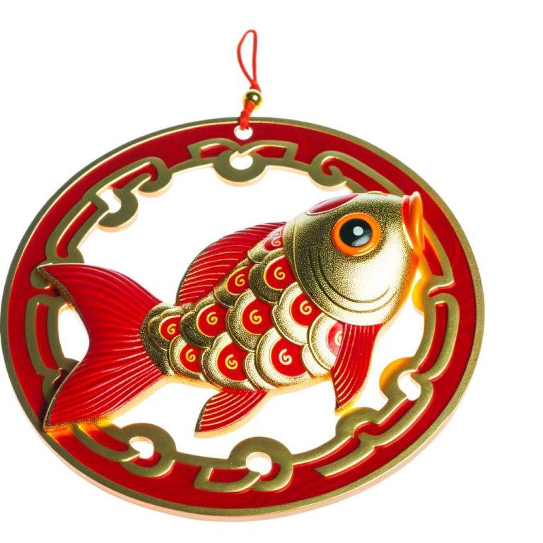 Posiziona il feng shui pesce portafortuna con cura per attrarre prosperità e fortuna in casa tua