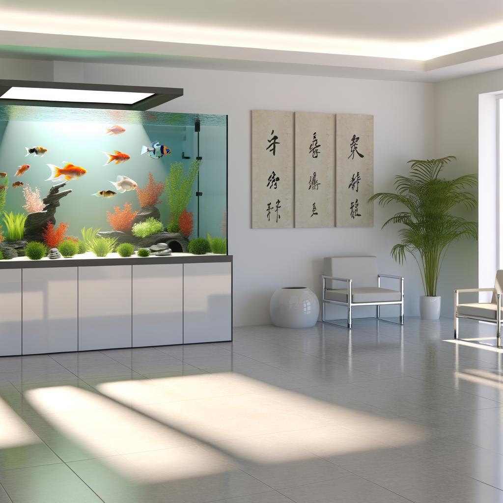 Feng Shui Posizione Acquario 1 Posiziona l'acquario seguendo i principi del Feng Shui per massimizzare l'energia positiva nella tua casa