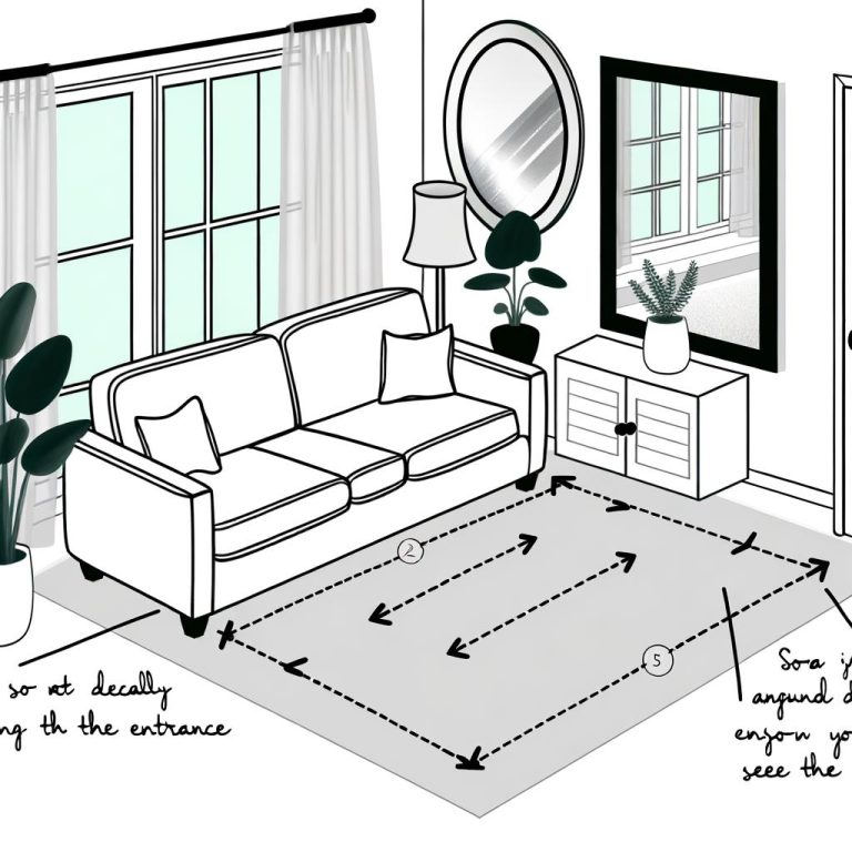 Massimizza l'energia positiva con il Feng Shui posizionando il divano correttamente nella tua casa