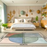 Feng Shui Posizione Letto Punti Cardinali Orienta il letto seguendo i punti cardinali per migliorare l'energia della camera, secondo il Feng Shui