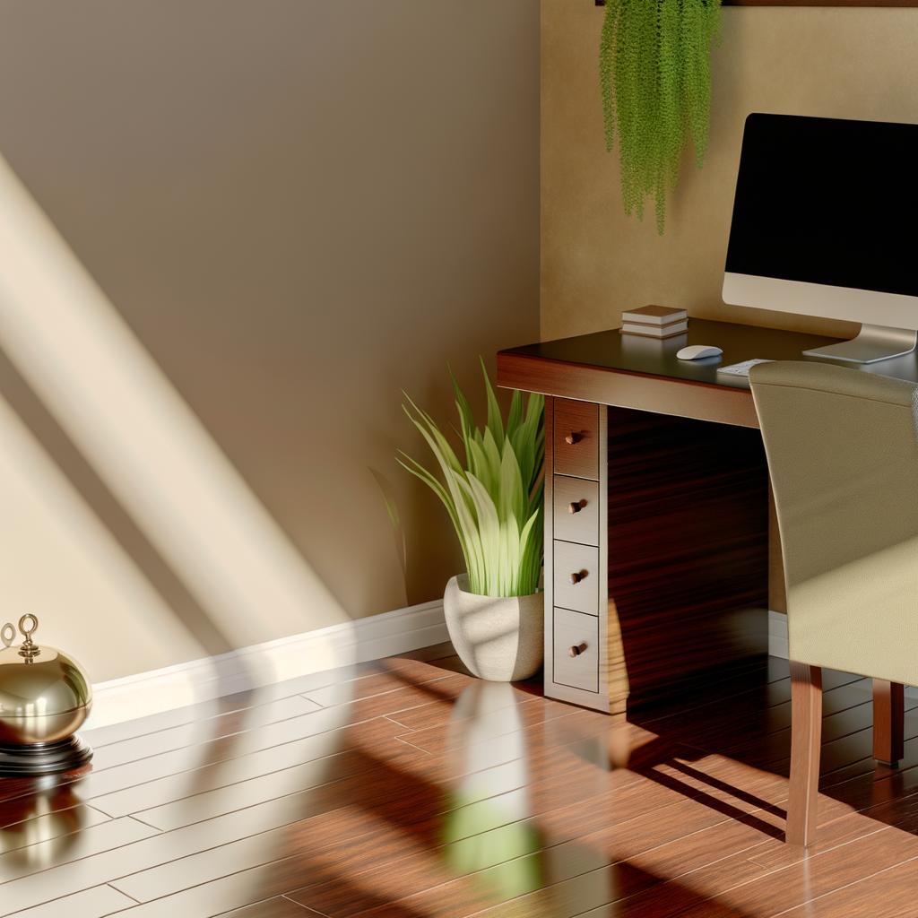 Feng Shui Posto Di Lavoro in Casa Con Il Pc 1 Organizza il tuo spazio di lavoro secondo il Feng Shui per massimizzare la produttività con il PC in casa