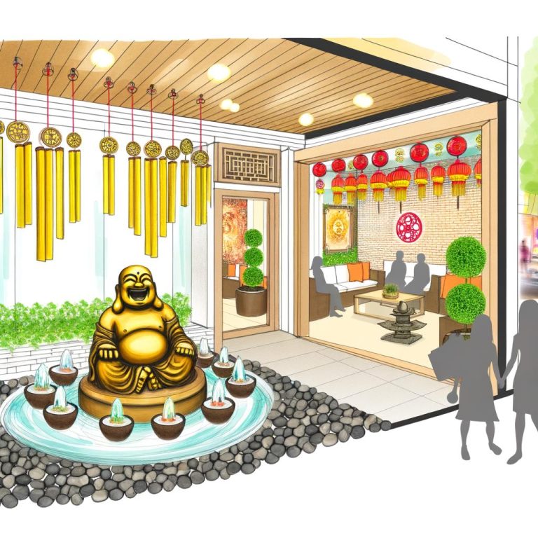 Scegli oggetti secondo i principi del Feng Shui per attrarre prosperità nel tuo nuovo negozio