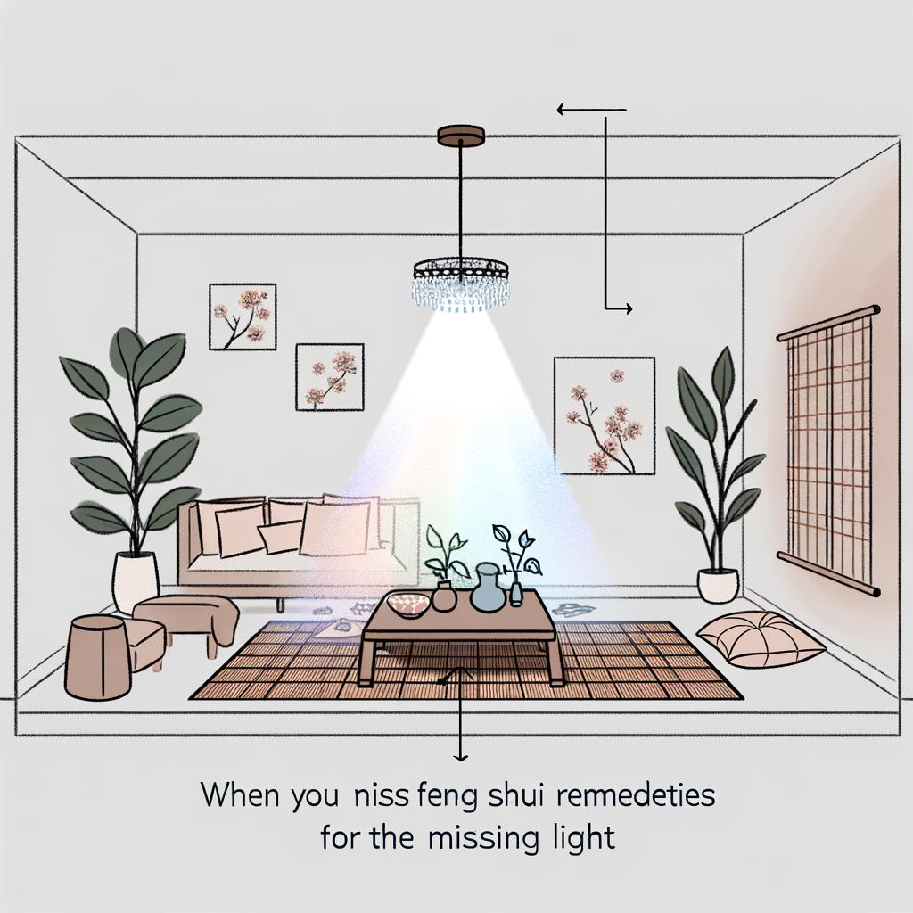 Feng Shui Rimedi Con La Luce Guha Mancante Esempio 1 Illumina gli angoli bui con lampade per attivare il Chi con Feng Shui Rimedi con la Luce Guha