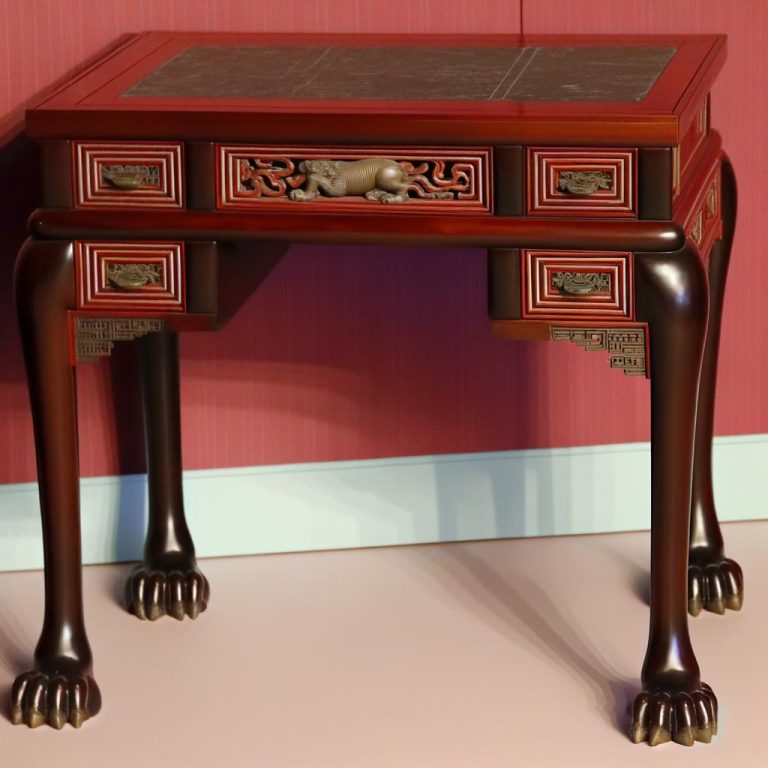 Feng Shui Scrittoio Con Piedi Artigli 3 Amplifica l'energia positiva con un Feng Shui scrivania artiglio per un ambiente di lavoro armonioso