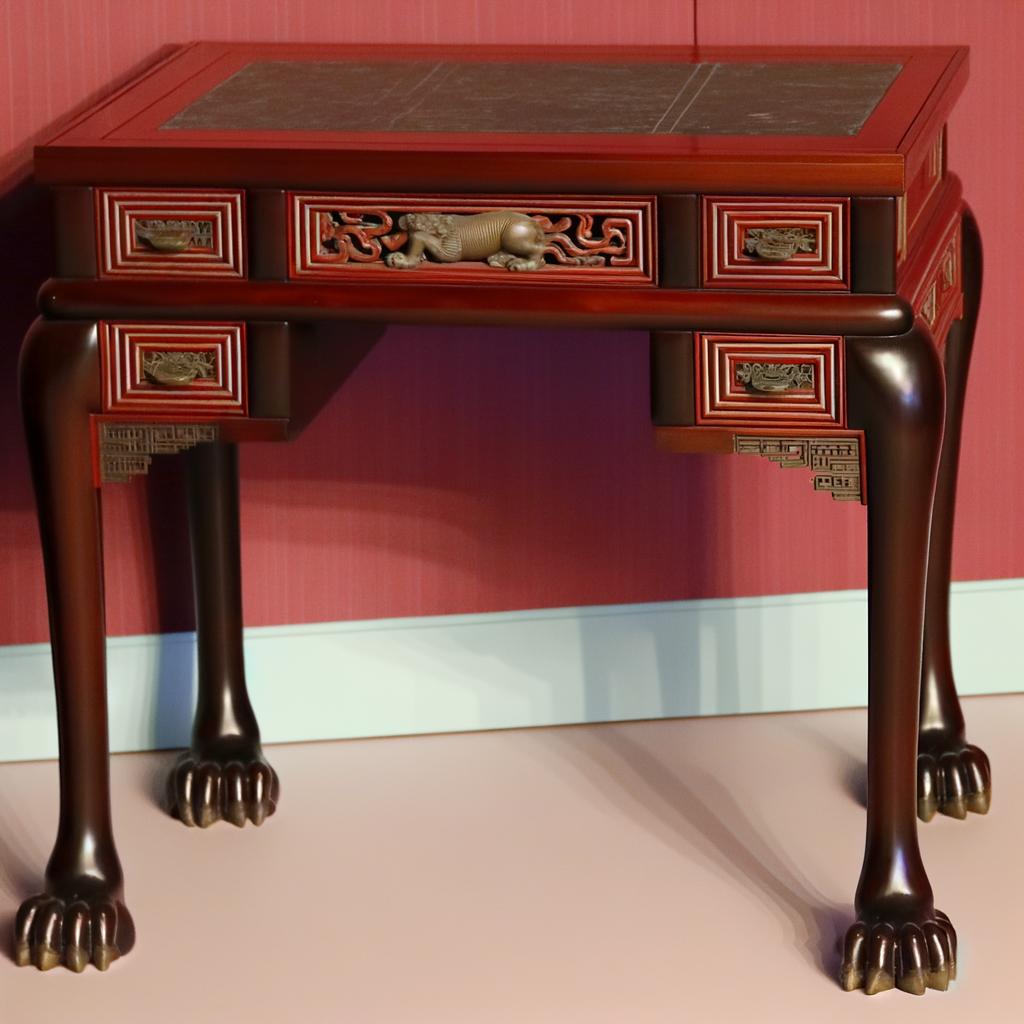 Feng Shui Scrittoio Con Piedi Artigli 1 Amplifica l'energia positiva con un Feng Shui scrivania artiglio per un ambiente di lavoro armonioso