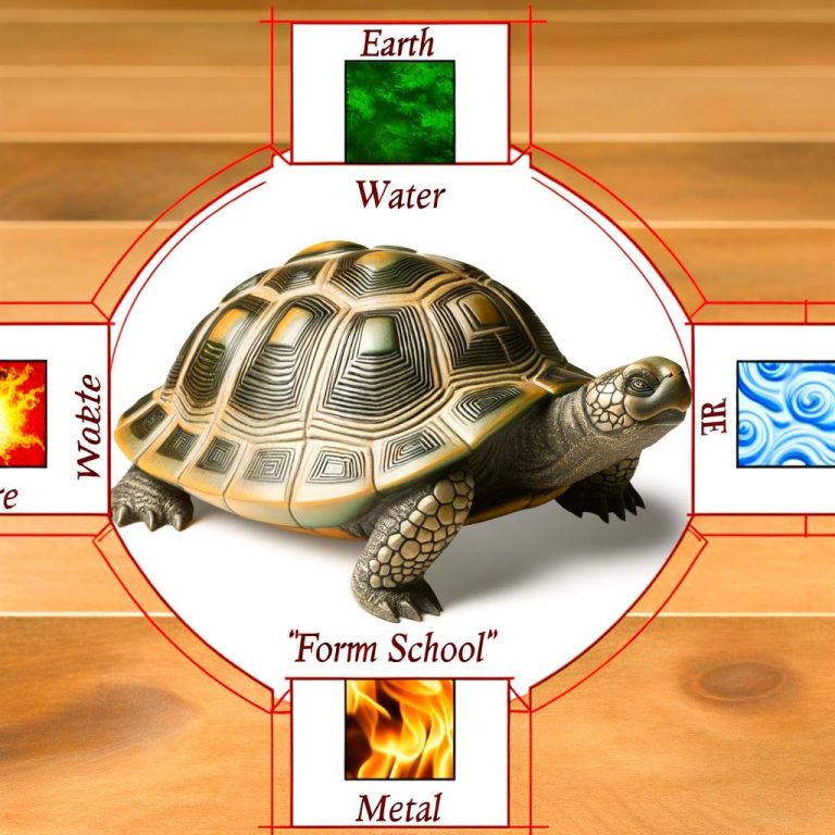 Applica i principi del Feng Shui Scuola Forma Tartaruga per armonizzare gli spazi con energia positiva