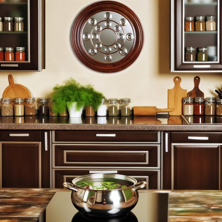 Utilizza gli specchi in cucina secondo i principi del Feng Shui per creare armonia e riflettere l'abbondanza
