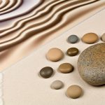 Feng Shui Tela Sabbia Sassi sabbia, sassi e armonia