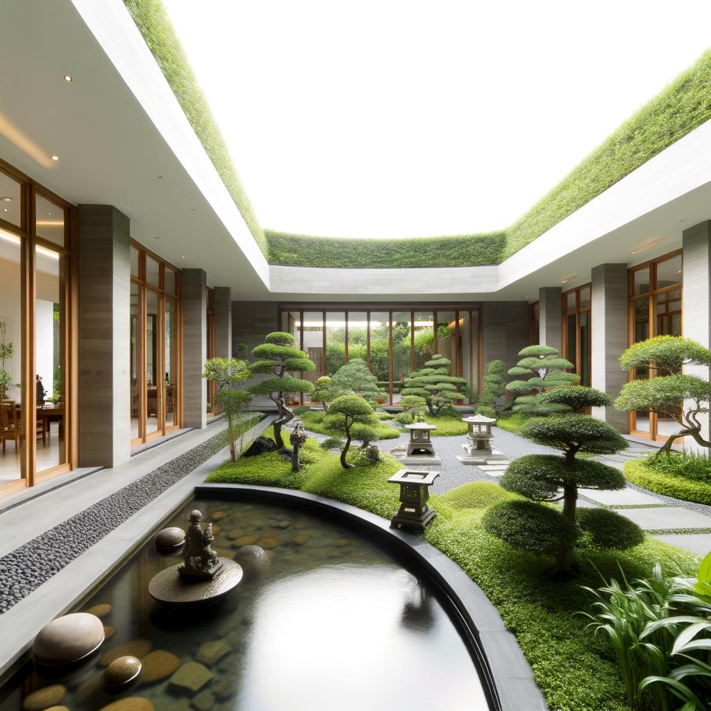 Feng Shui Villa Giona Giardino 1 Vivi l'armonia e la tranquillità nella tua FENG SHUI VILLA GIONA circondata da un rigoglioso giardino