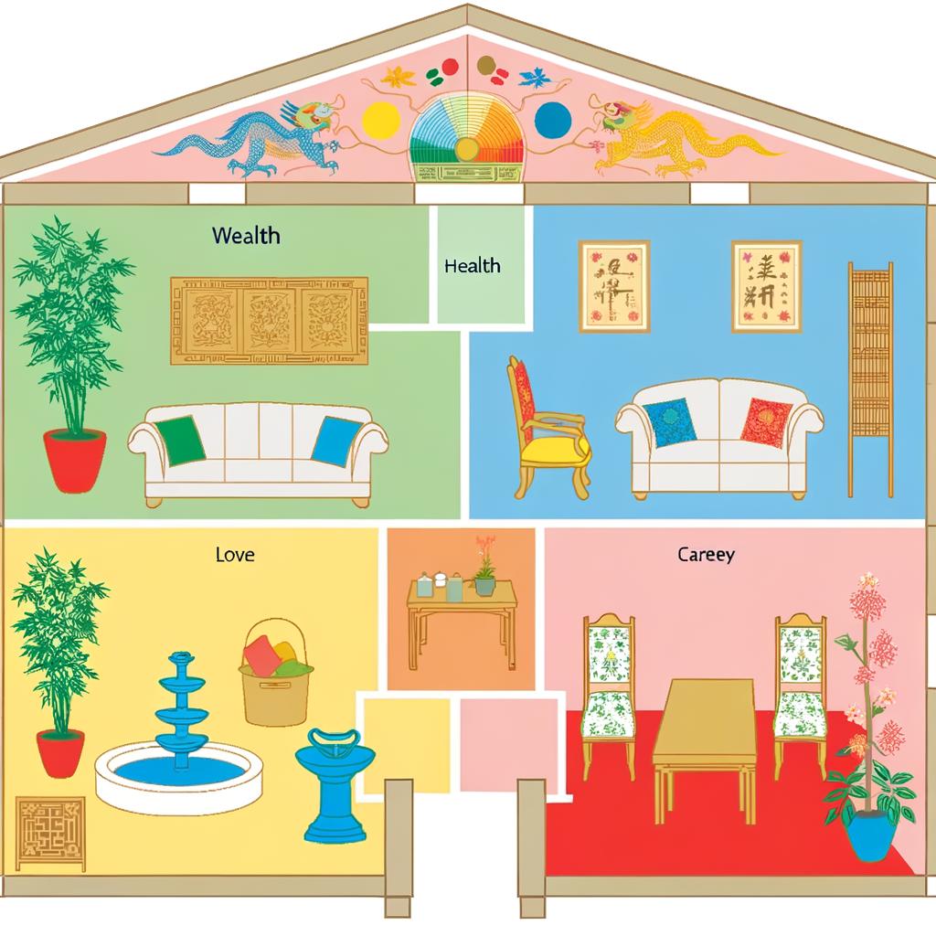 armonia e energia positiva nella zona della casa, per un ambiente equilibrato e sereno