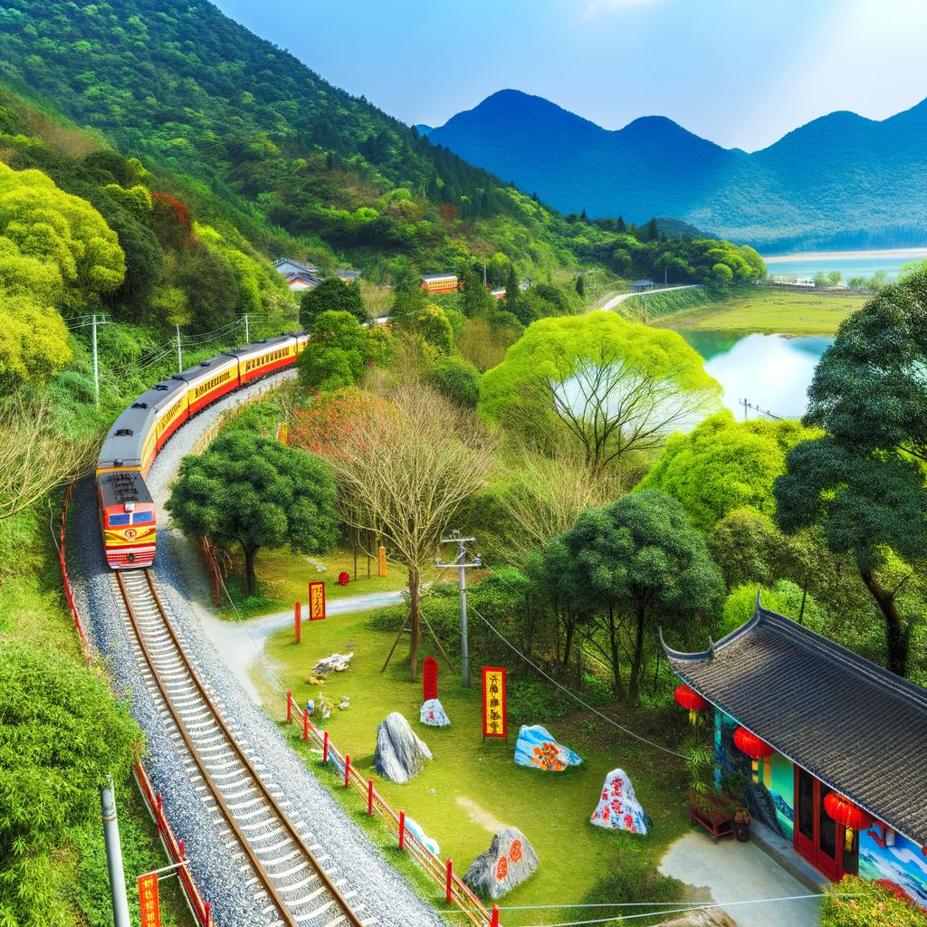 Ferrovia E Feng Shui in Cina 1 Equilibra l'energia della ferrovia con principi di Feng Shui in Cina per un viaggio armonioso e sicuro