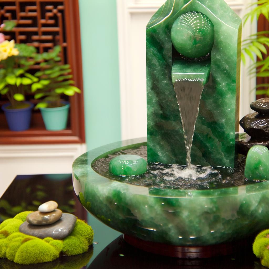Fontana Da Interni Feng Shui Avventurina Verde 1 equilibrio ed energia positiva secondo il Feng Shui