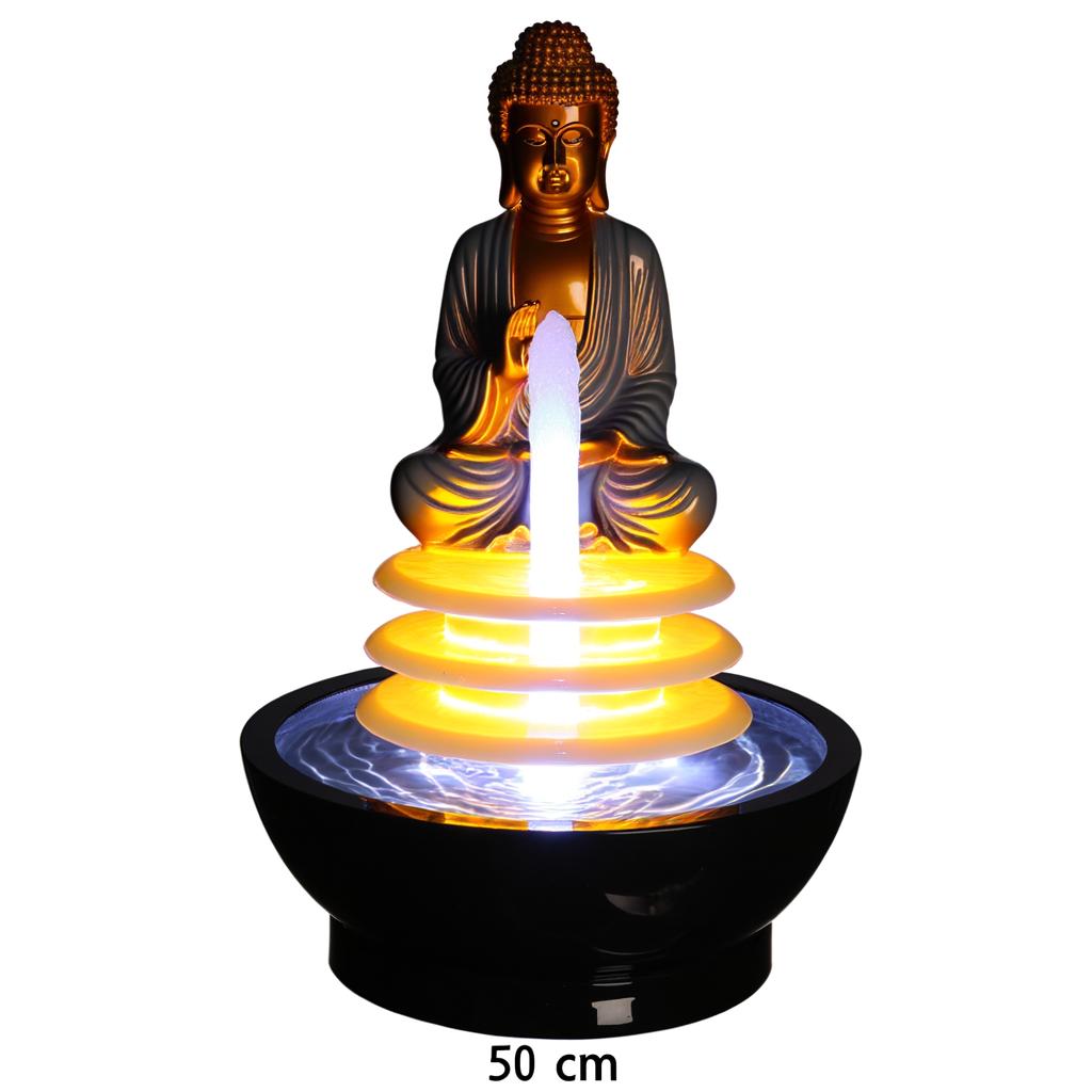 Fontana Feng Shui Biddha Con Luce 50 Cm 1 portafortuna per la tua casa