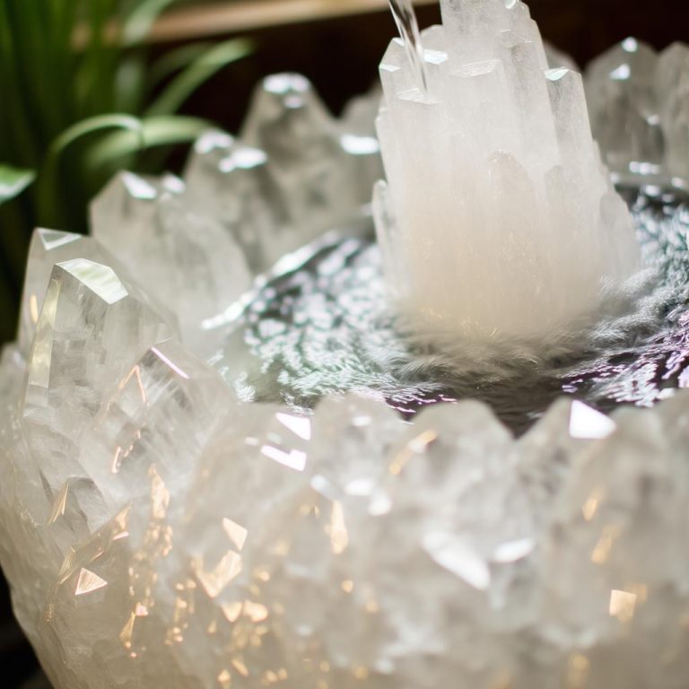 Fontana Feng Shui Cristallo Di Montagna 9 armonia e energia positiva per il tuo ambiente