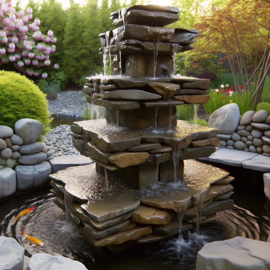 Fontana Feng Shui in Pietra 1 armonia e tranquillità per il tuo spazio sacro