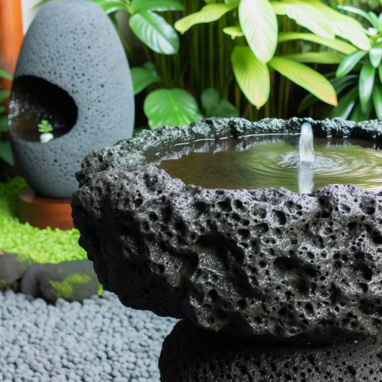 Fontana Pietra Lavica Feng Shui 3 elemento armonioso per il tuo spazio zen