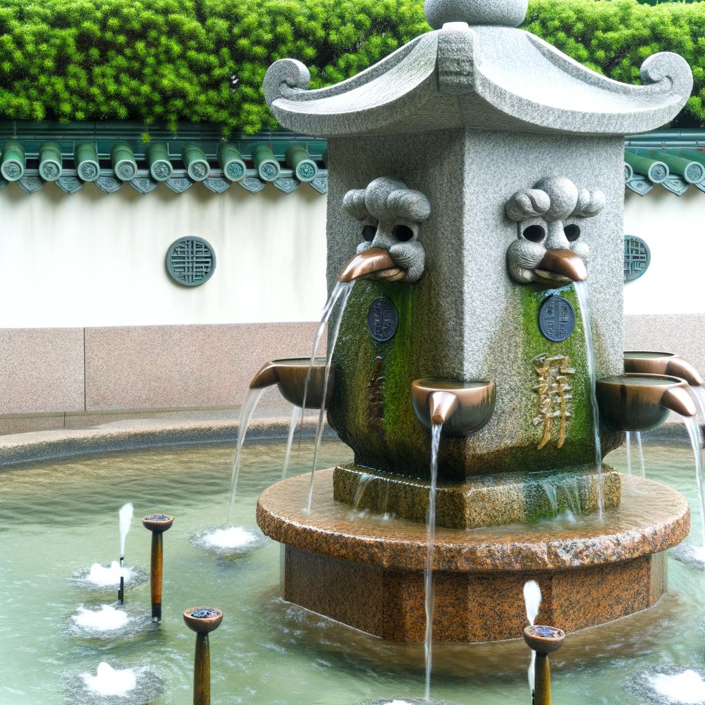 Fontane Feng Shui Ad Acqua Con Beccuccio Frontali 1 armonia e relax per il tuo spazio zen