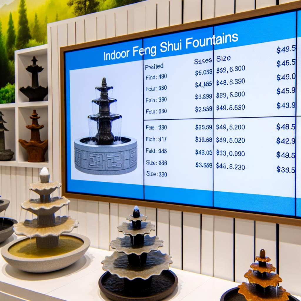 Fontane Feng Shui Da Interno Prezzi 1 scopri prezzi convenienti e armonia per il tuo ambiente