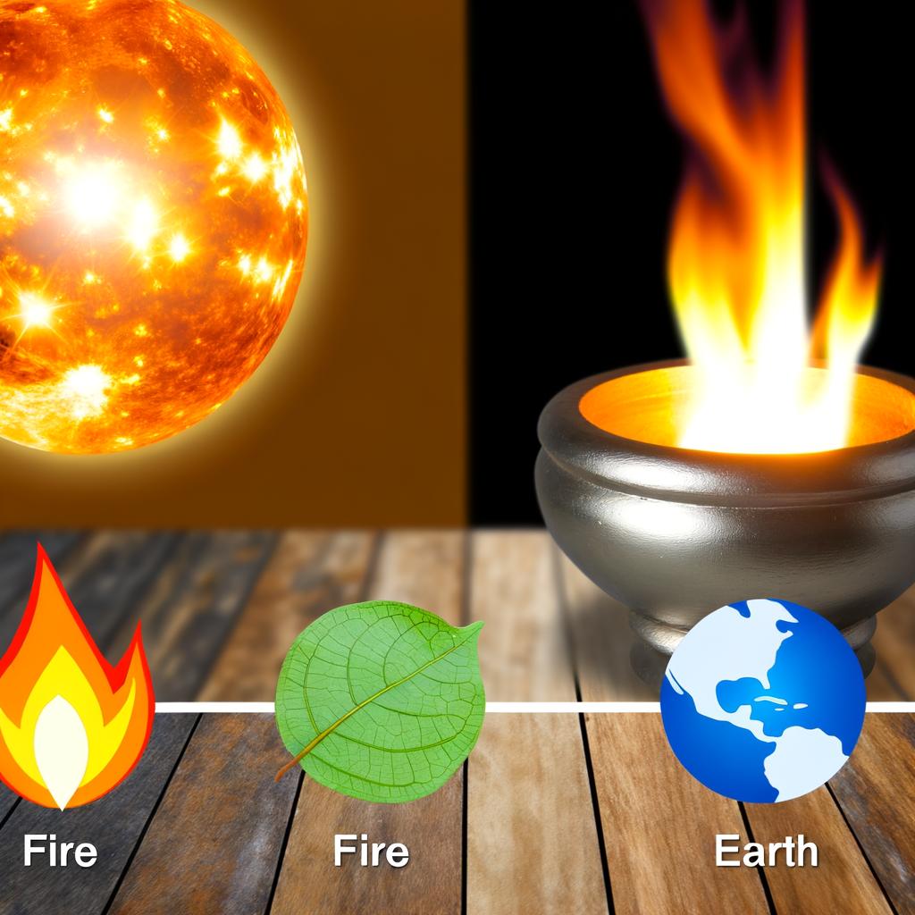 Fuoco Terra Elementi Feng Shui 1 Equilibrio tra fuoco e terra nell'arte del Feng Shui