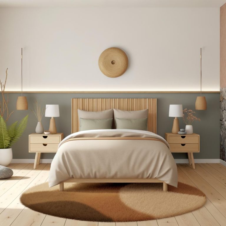 colori rilassanti e posizionamento strategico