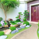 Accogliente e armonioso ingresso esterno secondo i principi del Feng Shui per la tua casa