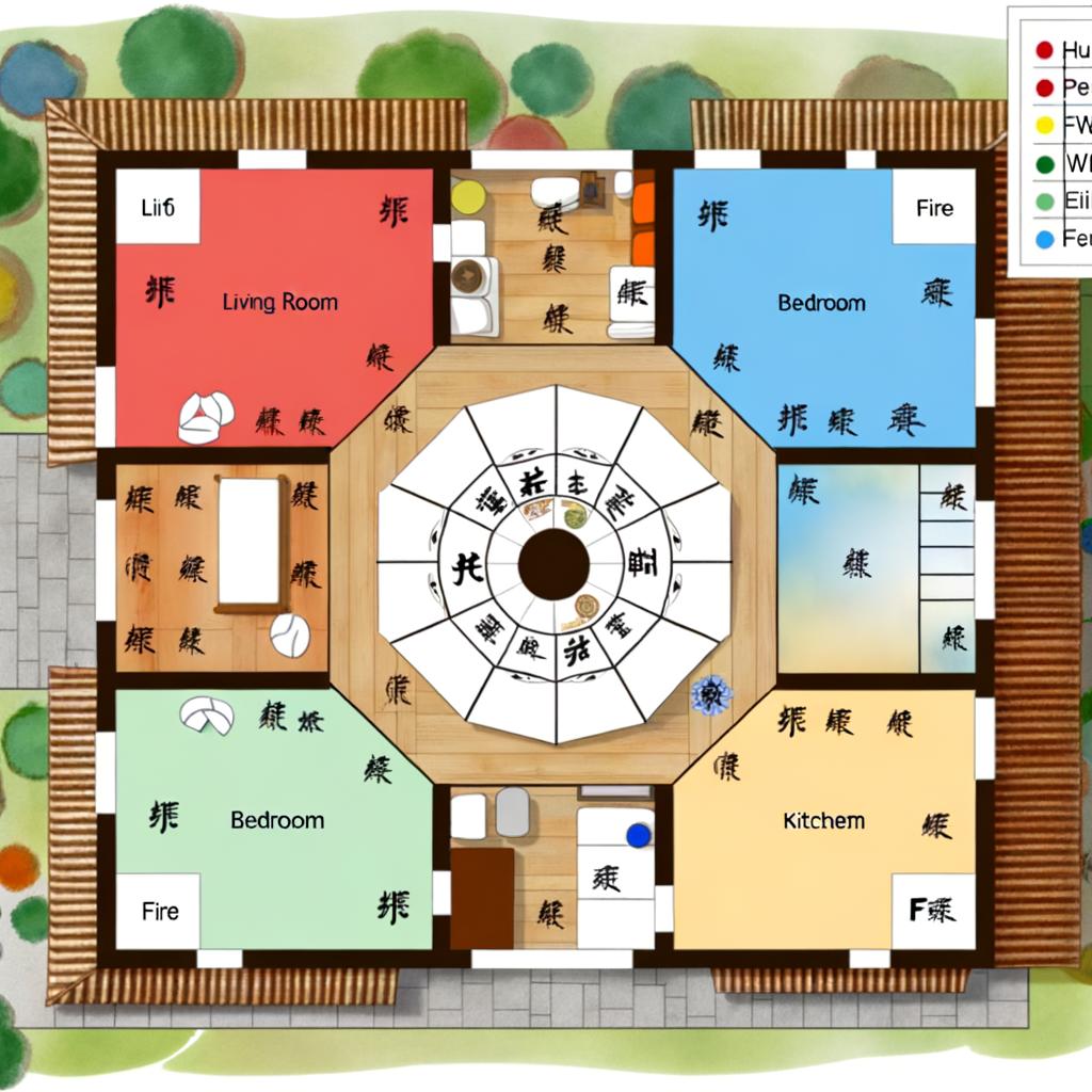 Mappa Feng Shui Casa 1 Guida alla creazione di una mappa feng shui per armonizzare gli spazi della tua casa