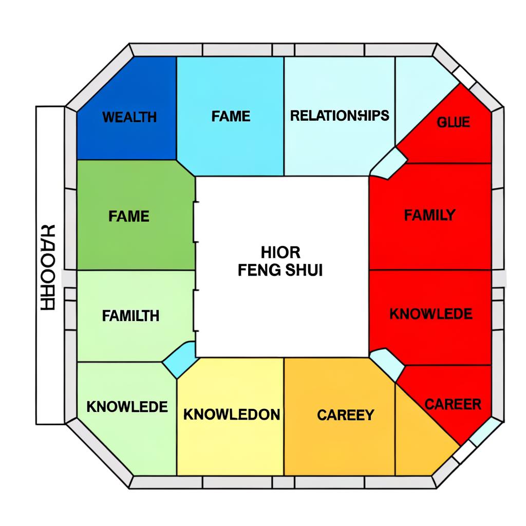 Mappe Feng Shui 1 Scopri le migliori MAPPE FENG SHUI per armonizzare i tuoi spazi e migliorare il benessere in casa