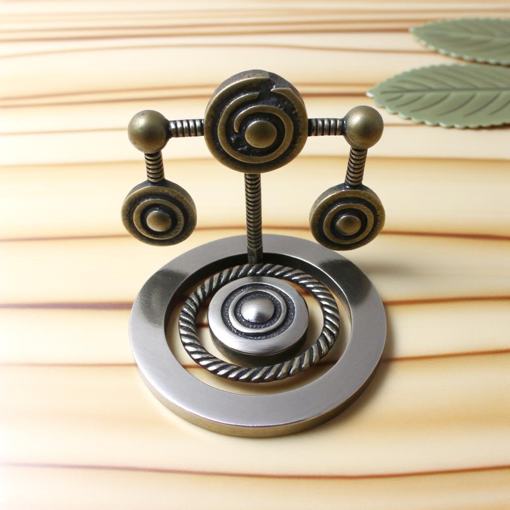 Metallo Feng Shui a Kosa Korrisponde 1 energia di precisione e chiarezza, ideale per migliorare la concentrazione e la comunicazione